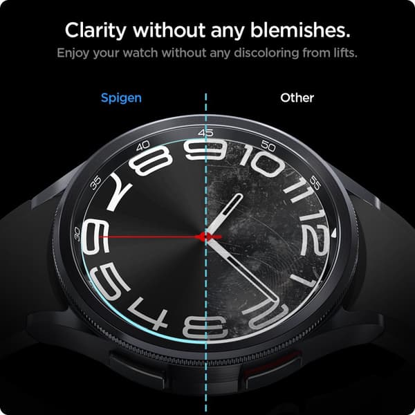 Spigen Samsung Galaxy Watch 6 Classic 43mm Skærmbeskytter GLAS.tR EZ Fit 2-pak
