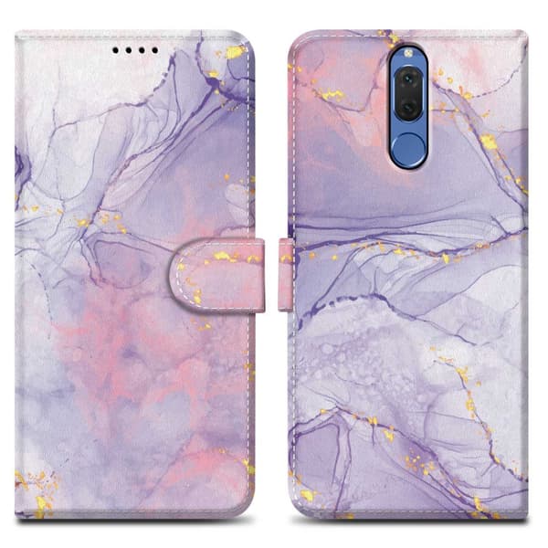 Huawei MATE 10 LITE Suojakotelo Lompakkokotelo Matkapuhelinkotelo Suojakuori jossa on magneettisuljenta, jalusta ja korttipaikka