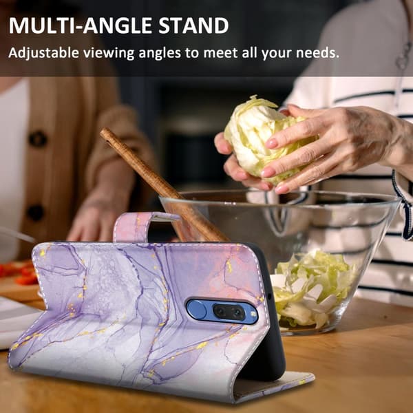 Huawei MATE 10 LITE / NOVA 2i Skal Plånboksfodral Mobilskydd Fodral Case med magnetisk stängning, ståfunktion och kortficka