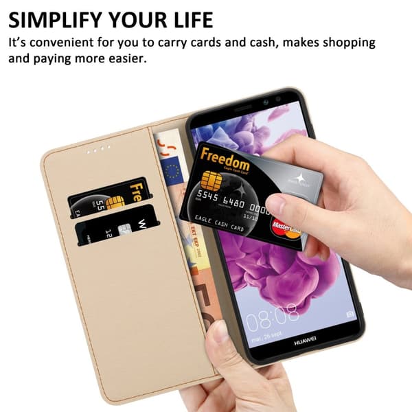 Huawei MATE 10 LITE / NOVA 2i Skal Plånboksfodral Mobilskydd Fodral Case med magnetisk stängning, ståfunktion och kortficka