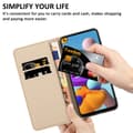 Miniatyrbild 3 av 8: Samsung Galaxy A21s Skal Plånboksfodral Mobilskydd Fodral Case med magnetisk stängning, ståfunktion och kortficka
