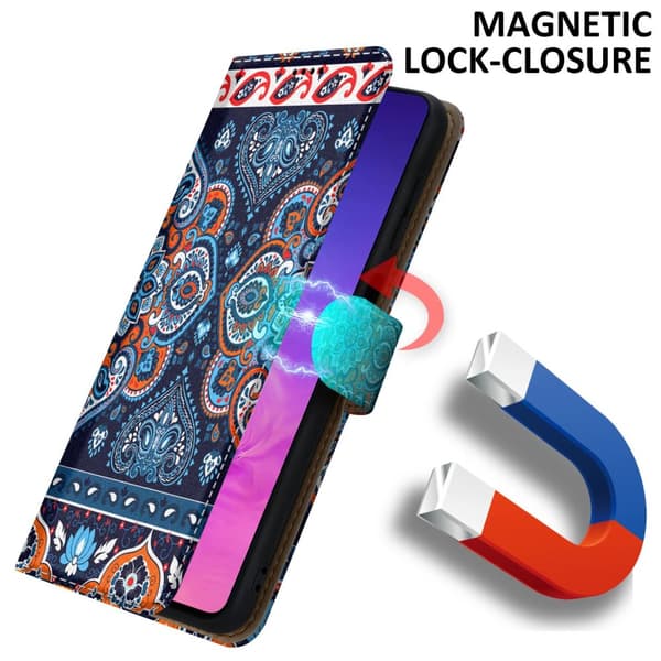 Samsung Galaxy A91 / S10 LITE / M80s Suojakotelo Lompakkokotelo Matkapuhelinkotelo Suojakuori jossa on magneettisuljenta, jalusta ja korttipaikka