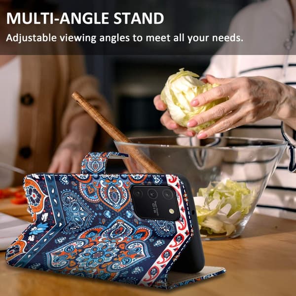 Samsung Galaxy A91 / S10 LITE / M80s Skal Plånboksfodral Mobilskydd Fodral Case med magnetisk stängning, ståfunktion och kortficka