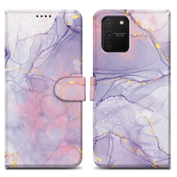 Samsung Galaxy A91 / S10 LITE / M80s Skal Plånboksfodral Mobilskydd Fodral Case med magnetisk stängning, ståfunktion och kortficka
