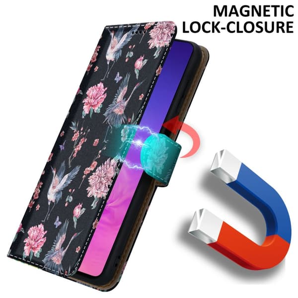 Samsung Galaxy A91 / S10 LITE / M80s Skal Plånboksfodral Mobilskydd Fodral Case med magnetisk stängning, ståfunktion och kortficka