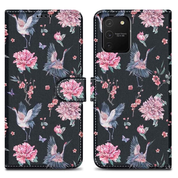 Samsung Galaxy A91 / S10 LITE / M80s Skal Plånboksfodral Mobilskydd Fodral Case med magnetisk stängning, ståfunktion och kortficka