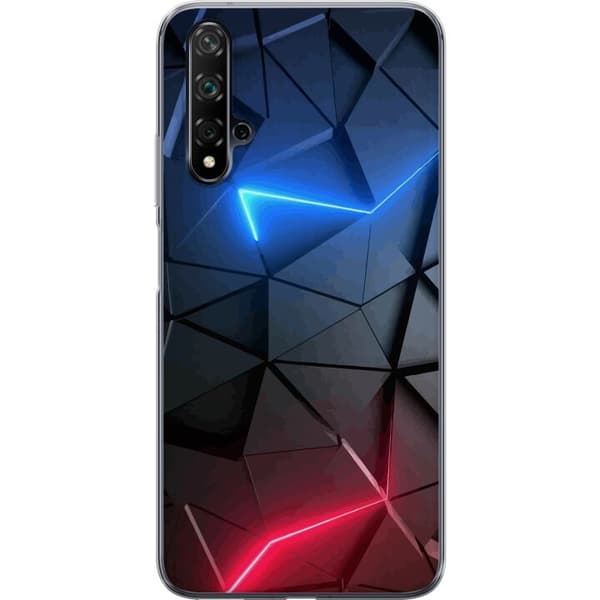Huawei nova 5T Gjennomsiktig deksel Neonljus