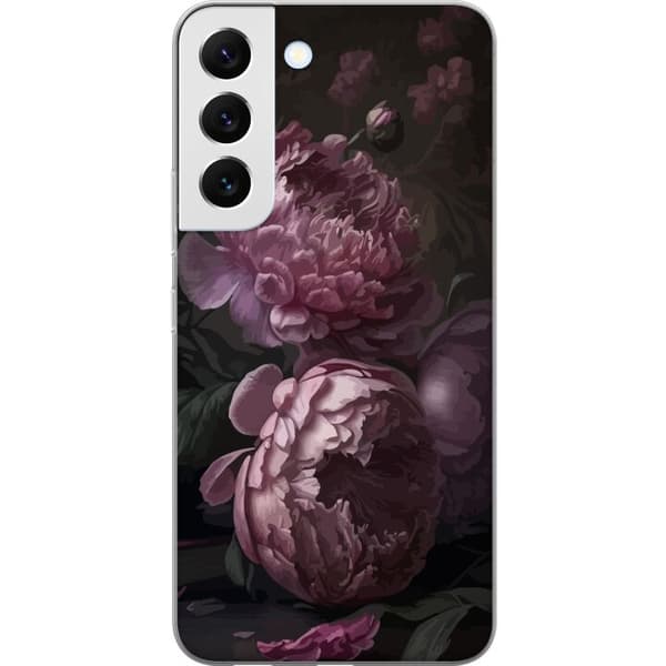 Samsung Galaxy S22 5G Gennemsigtig cover Blommor