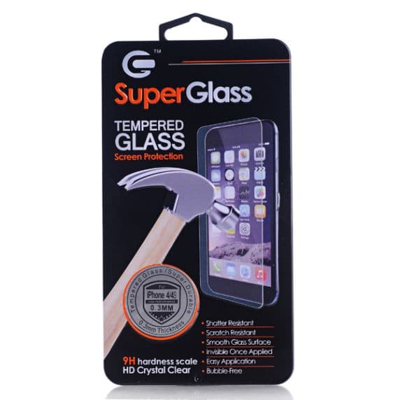 iPhone 4/4S Skärmskydd i Härdat Japan Glas 0.33mm