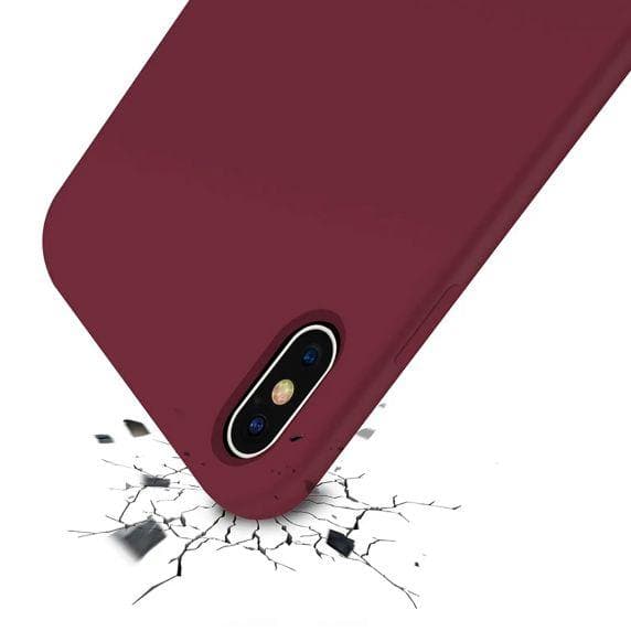 iPhone X/XS Skal - Silikon Röd Rvelon