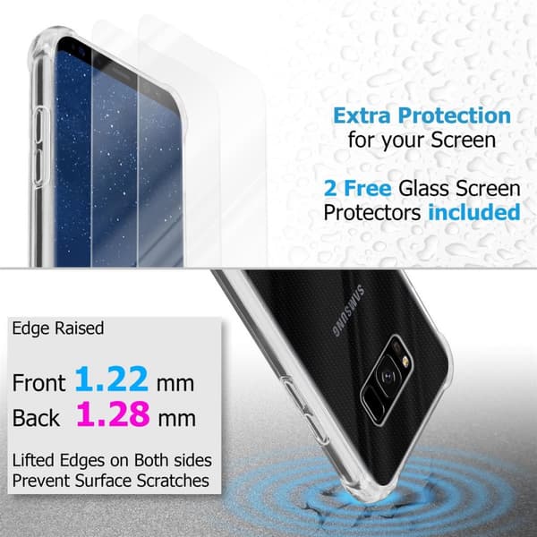 Samsung Galaxy S8 Etui Case Cover (Gennemsigtig)
