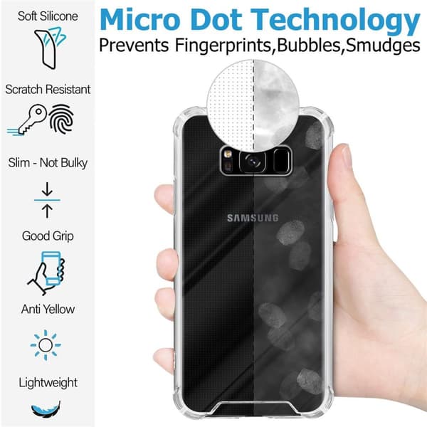 Samsung Galaxy S8 Etui Case Cover (Gennemsigtig)