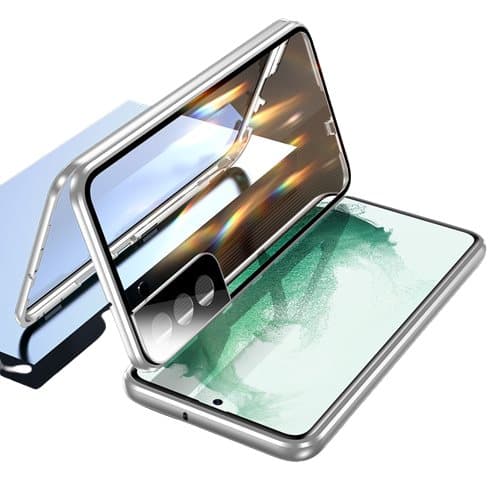 INF Magneettinen kaksipuolinen karkaistu lasi puhelinkuori Samsung S22
