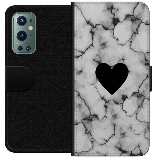OnePlus 9 Pro Lompakkokotelo Marmori Syri