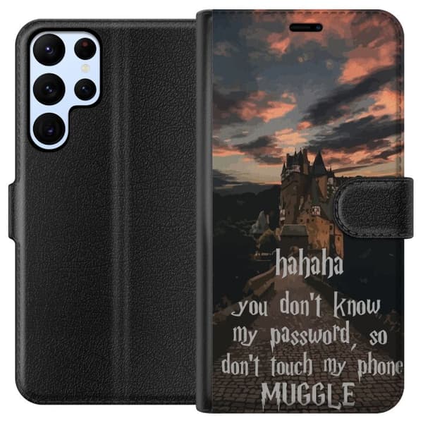 Samsung Galaxy S22 Ultra 5G Plånboksfodral Harry Potter Text