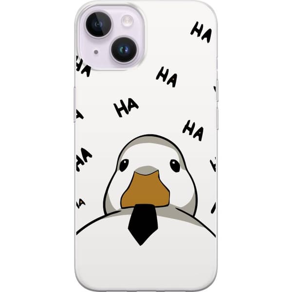 Apple iPhone 14 Gennemsigtig cover Haha Anka
