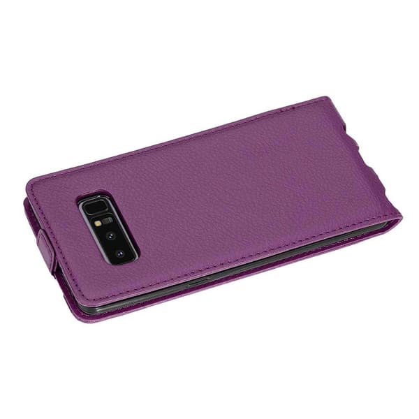 Deksel til Samsung Galaxy NOTE 8 Flip Etui laget av strukturert kunstskinn