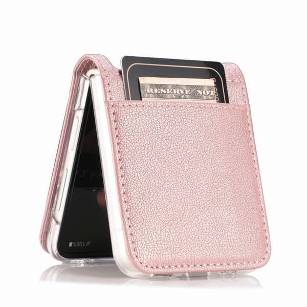 Læder cover med kortplads Samsung Galaxy Z Flip 5 - Rose