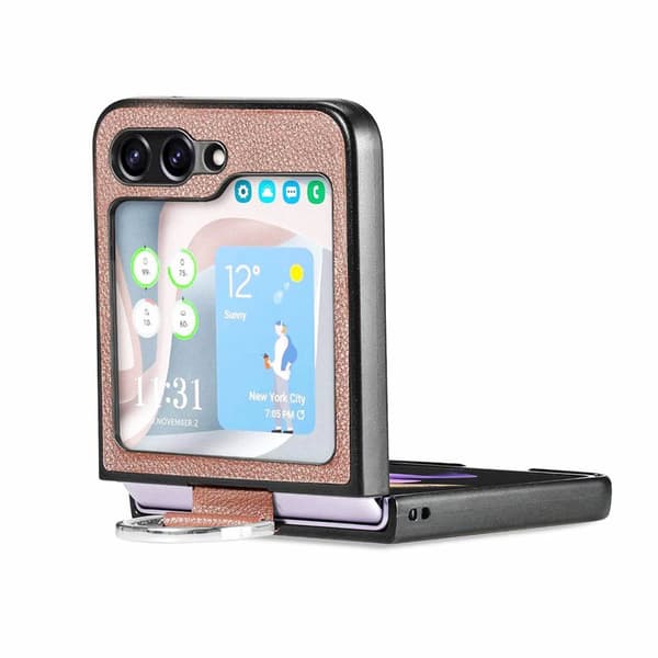 Ring deksel Samsung Galaxy Z Flip 5 - Brun
