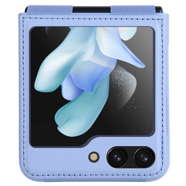 Nillkin Qin vegansk Læder Cover Samsung Galaxy Z Flip 5 - Lavendel