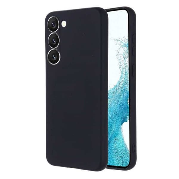 Liquid silikon skal Samsung Galaxy S23 FE - Svart