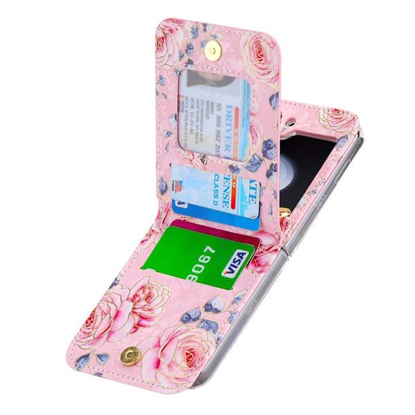POLA Flower kuori Samsung Galaxy Z Flip 5 - Pink