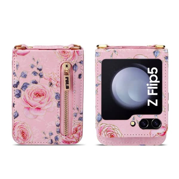 POLA Flower kuori Samsung Galaxy Z Flip 5 - Pink