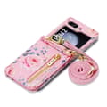 Pikkukuva 2 / 6: POLA Flower kuori Samsung Galaxy Z Flip 5 - Pink