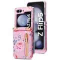 Pikkukuva 1 / 6: POLA Flower kuori Samsung Galaxy Z Flip 5 - Pink
