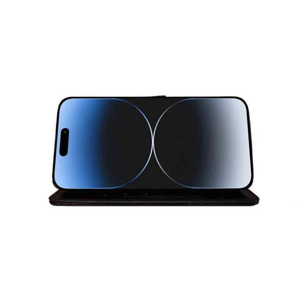 Lommeboketui 3-kort Apple iPhone 15 - Svart
