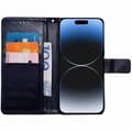 Pikkukuva 1 / 4: Lompakkokotelo 3-kortti Apple iPhone 15 - Tummansininen