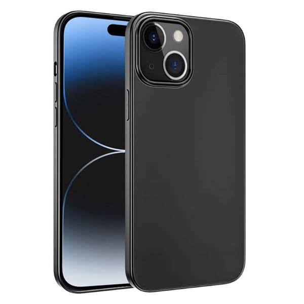 Silikon deksel Apple iPhone 15 - Svart