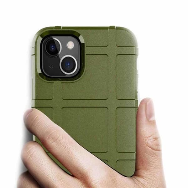 Rugged Shield kuori Apple iPhone 15 - Vihreä