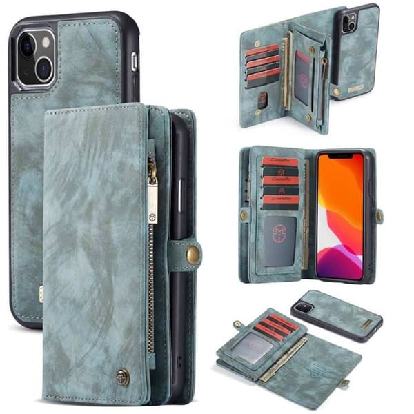 CaseMe puhelimenkotelo 008 8-kortti Apple iPhone 15 - Sininen