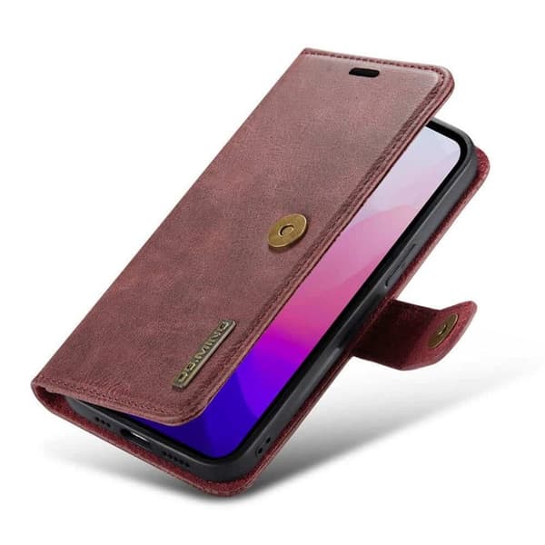 Lommeboketui DG-Ming 2i1 Apple iPhone 15 - Rød