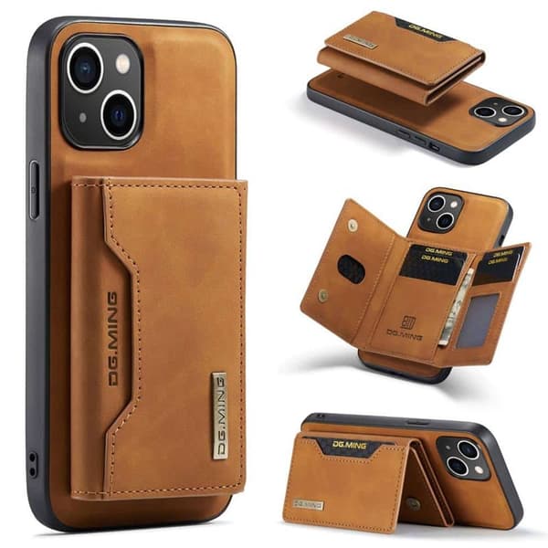 DG-Ming M2 kuori Apple iPhone 15 - Ruskea