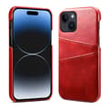 Pikkukuva 1 / 2: Retro kuori korttipaikalla Apple iPhone 15 Plus - Punainen