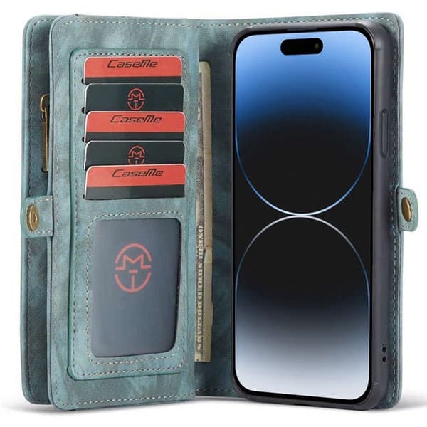 CaseMe mobilcover 008 8-kort Apple iPhone 15 Plus - Blå