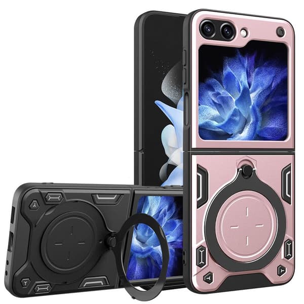 Magnetic Ring cover Samsung Galaxy Z Flip 5 - Rose