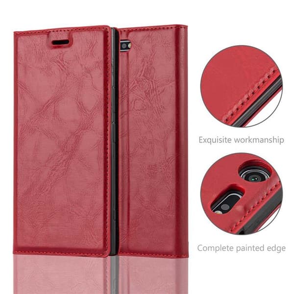 Sony Xperia XZ1 COMPACT Fodral Skal Plånboksfodral Case med magnetisk stängning, ståfunktion och kortficka