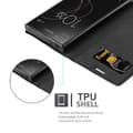 Miniatyrbilde 5 av 11: Lommebokdeksel til Sony Xperia XZ1 COMPACT Deksel med magnetisk lukking, stativfunksjon og kortlomme