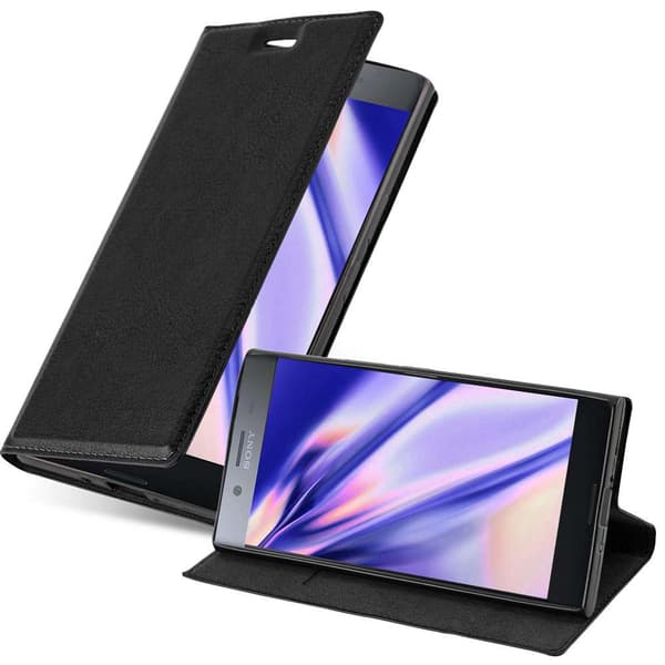 Lommebokdeksel til Sony Xperia XZ1 COMPACT Deksel med magnetisk lukking, stativfunksjon og kortlomme