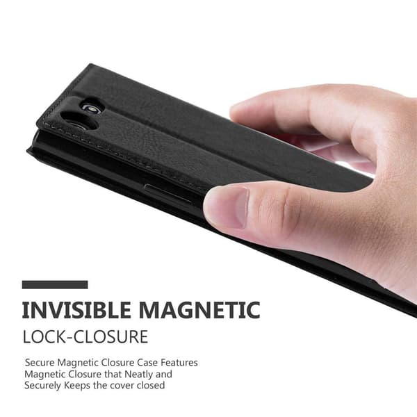 Sony Xperia XZ1 COMPACT Fodral Skal Plånboksfodral Case med magnetisk stängning, ståfunktion och kortficka