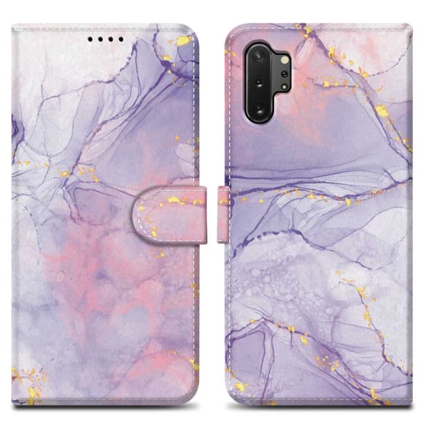 Samsung Galaxy NOTE 10 PLUS Suojakotelo Lompakkokotelo Matkapuhelinkotelo Suojakuori jossa on magneettisuljenta, jalusta ja korttipaikka