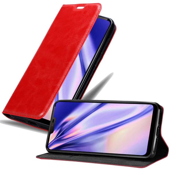 Lommebokdeksel til LG G7 ThinQ / FIT / ONE Deksel med magnetisk lukking, stativfunksjon og kortlomme
