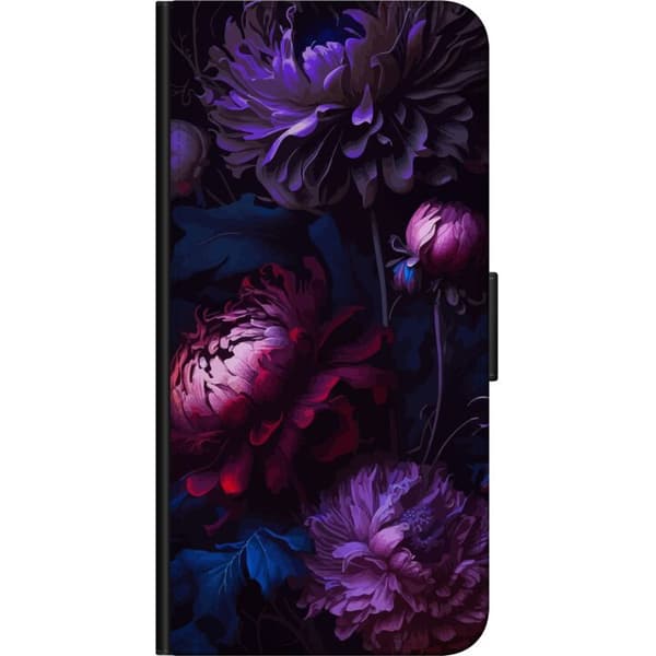 OnePlus 8 Lommeboketui Lilla Blomster