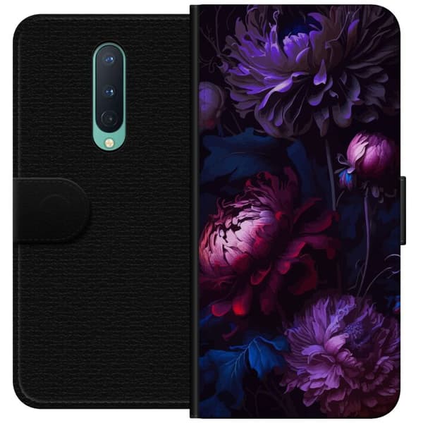 OnePlus 8 Lommeboketui Lilla Blomster