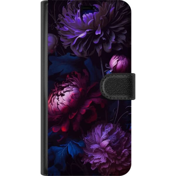 OnePlus Nord 2 5G Tegnebogsetui Lilla Blomster