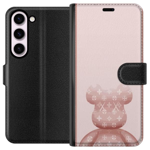Samsung Galaxy S23 Tegnebogsetui LV Pink Bjørn