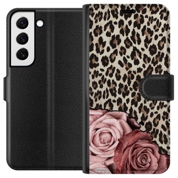 Samsung Galaxy S22 5G Lommeboketui Rosar og mønstre